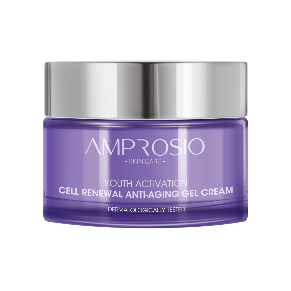 ژل کرم ضد چروک و بازسازیکننده سلولی آمپروسیو سری Youth Activation مدل Cell Renewal حجم 50 گرم