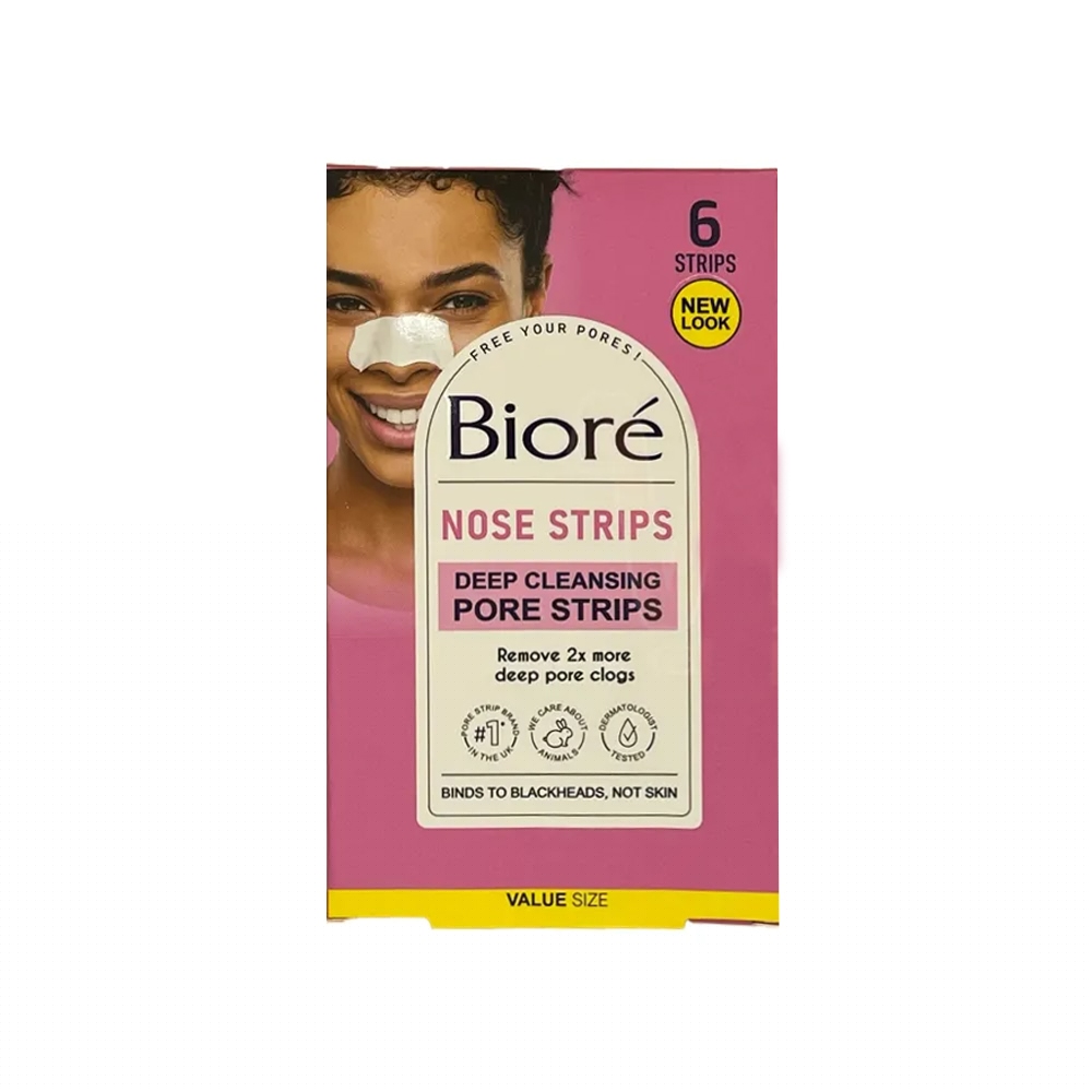 چسب بینی بیوره مدل NOSE STRIPS حاوی روغن درخت چای بسته 6 عددی