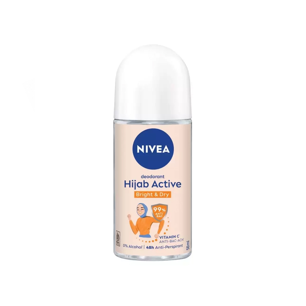 رول ضد تعریق زنانه 48 ساعته نیوآ سری Hijab Active مدل Bright & Dry حجم 50 میل