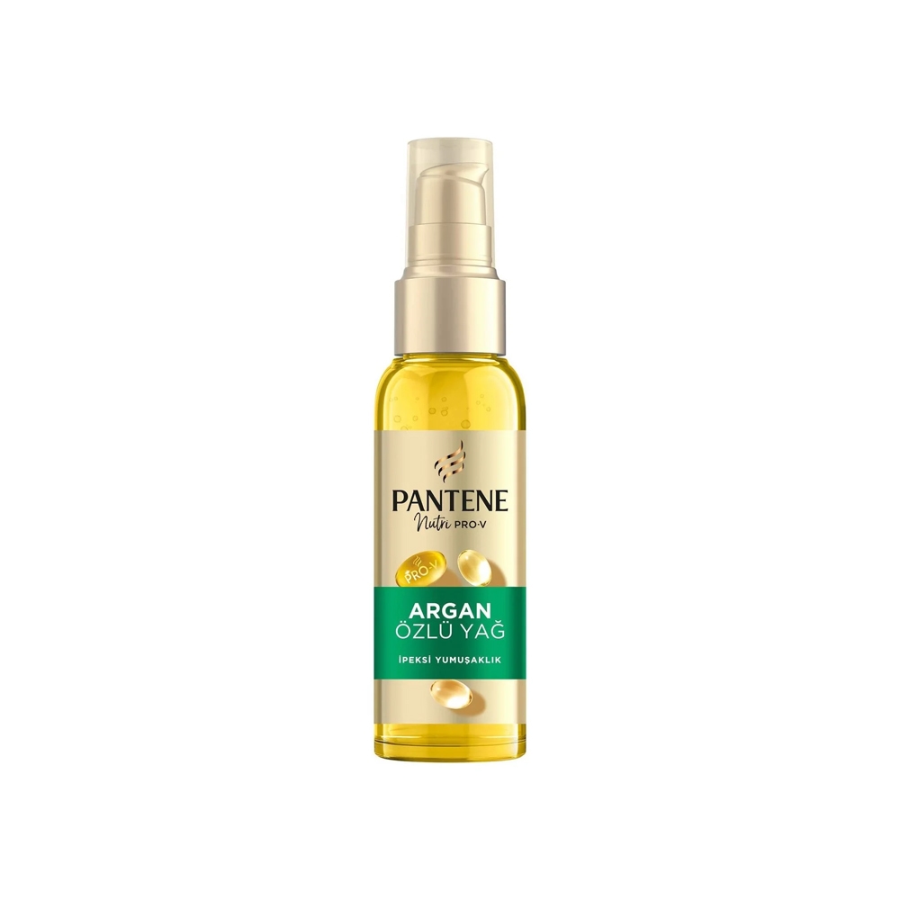 روغن براق و محافظت کننده مو پنتن سری Nutri Pro-v مدل ARGAN حاوی روغن آرگان مناسب انواع مو حجم 100 میل