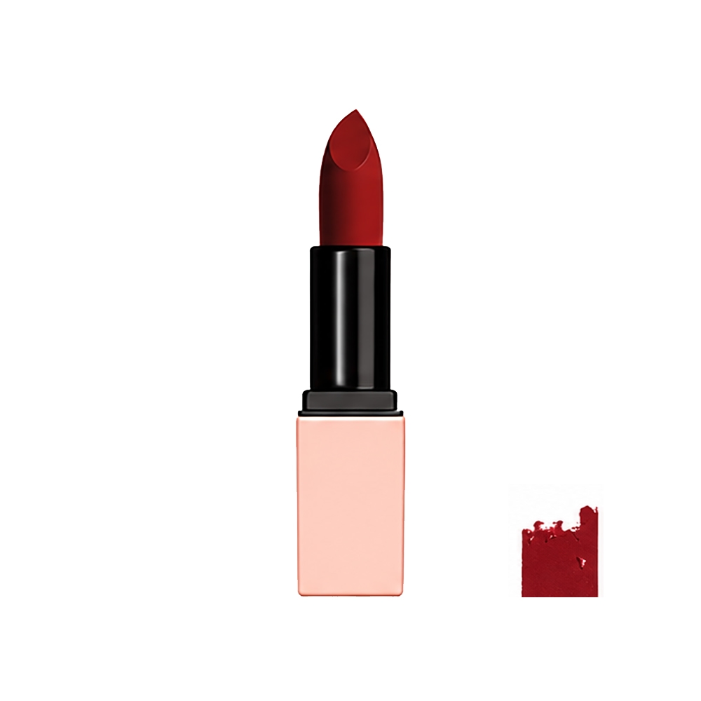 رژ لب جامد مات رینی فلاور مدل Velvet Matte شماره LP-03 رنگ قرمز آجری حاوی روغن شی باتر وزن 5 گرم