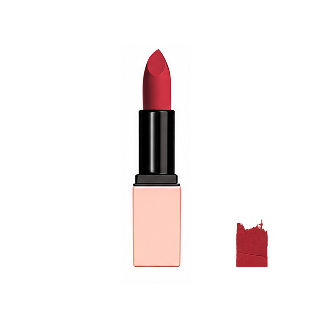 رژ لب جامد مات رینی فلاور مدل Velvet Matte شماره LP-09 رنگ صورتی آجری حاوی روغن شی باتر وزن 5 گرم