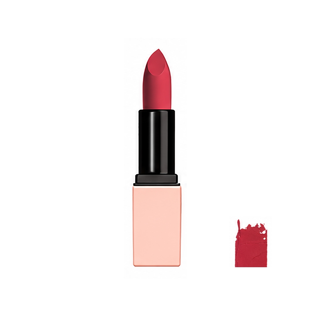 رژ لب جامد مات رینی فلاور مدل Velvet Matte شماره LP-12 رنگ صورتی گلبهی حاوی روغن شی باتر وزن 5 گرم