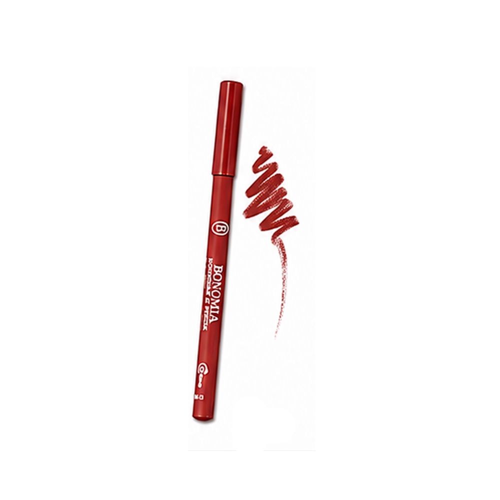 مداد لب مات 12 ساعته بونومیا مدل Waterproof & Precise شماره 518 رنگ قرمز عمیق