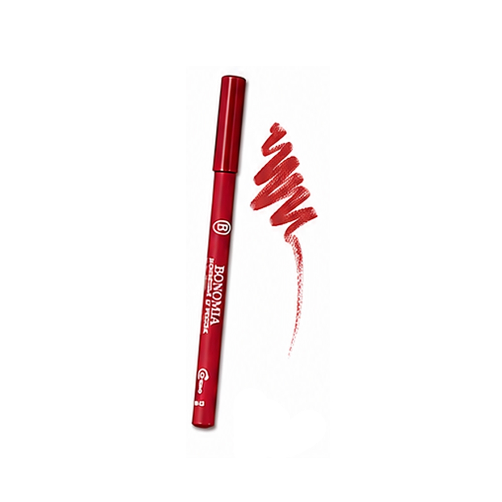 مداد لب مات 12 ساعته بونومیا مدل Waterproof & Precise شماره 520 رنگ قرمز قهوهای تیره