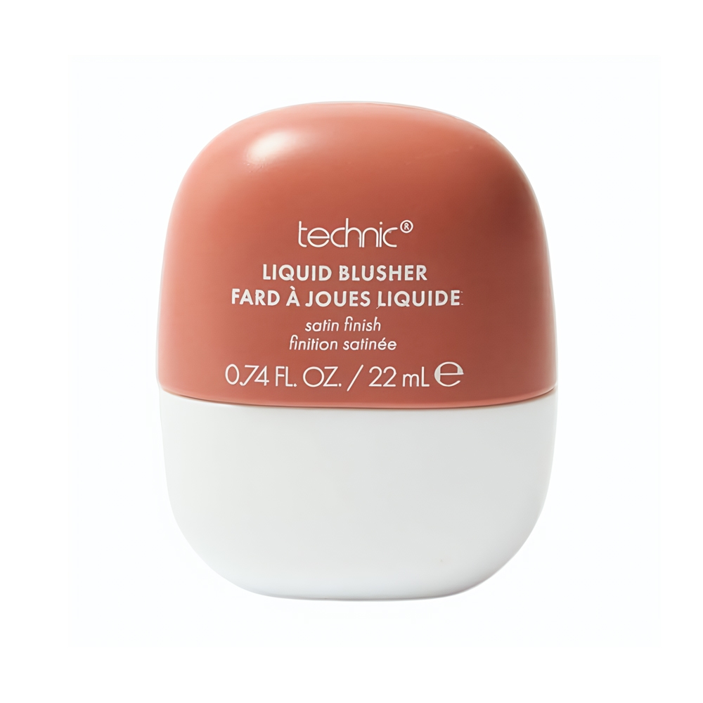رژگونه مایع براق تکنیک مدل Satin Finish رنگ CORAL COVE حجم 22 میل