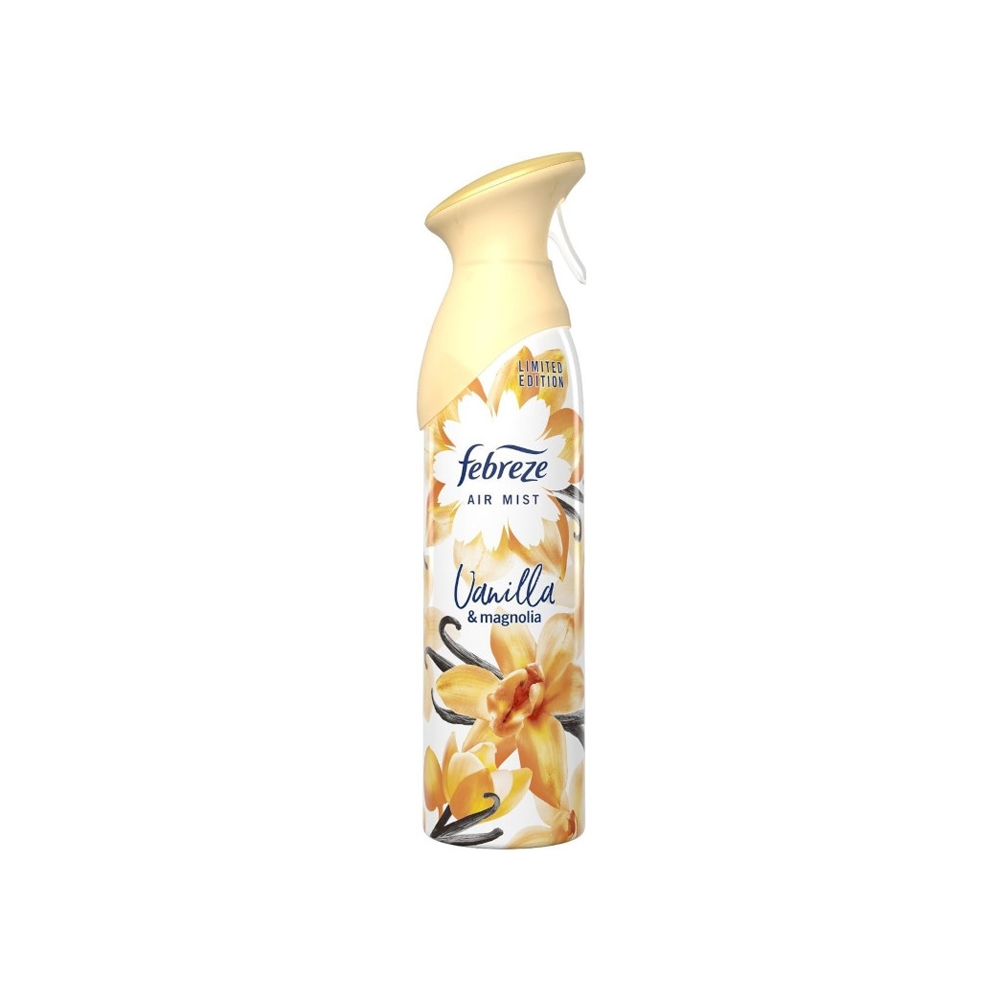 اسپری خوشبو کننده هوا فبرز سری AIR MIST مدل Vanilla & magnolia رایحه مدل وانیل و مگنولیا حجم 185 میل