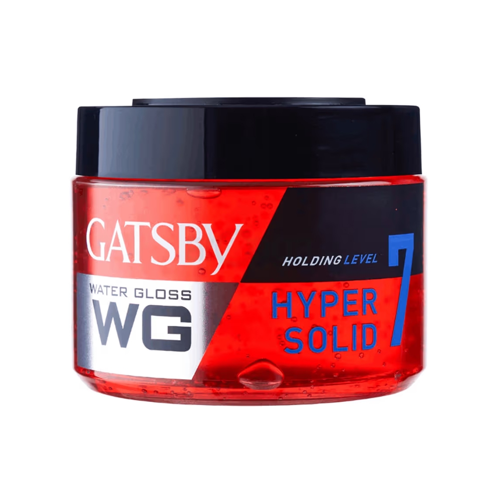ژل مو خیس گتسبی سری WATER GLOSS مدل HYPER SOLID شماره 7 وزن ۳۰۰ گرم