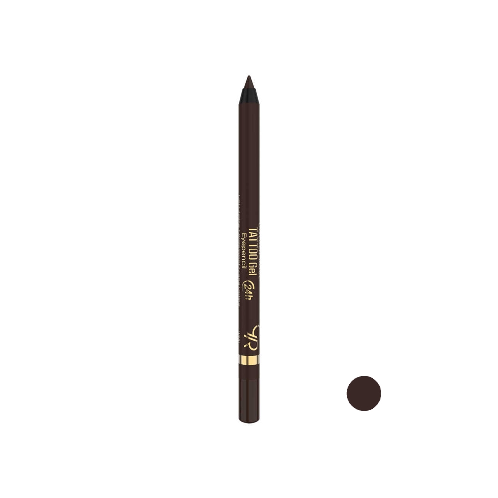مداد چشم ژلی ضد آب گلدن رز مدل TATTOO Gel شماره 103 رنگ Brown قهوه ای
