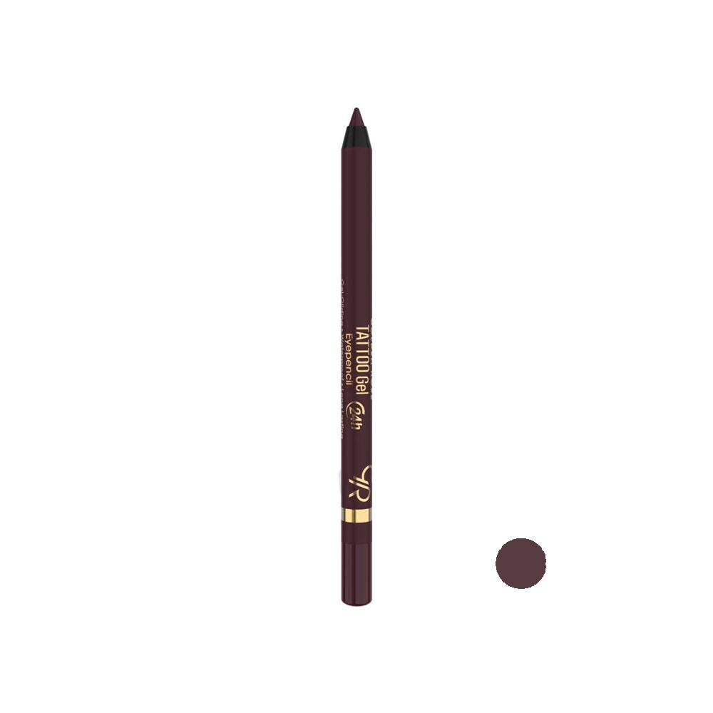 مداد چشم ژلی ضد آب گلدن رز مدل TATTOO Gel شماره 117 رنگ Blackberry شاه توت