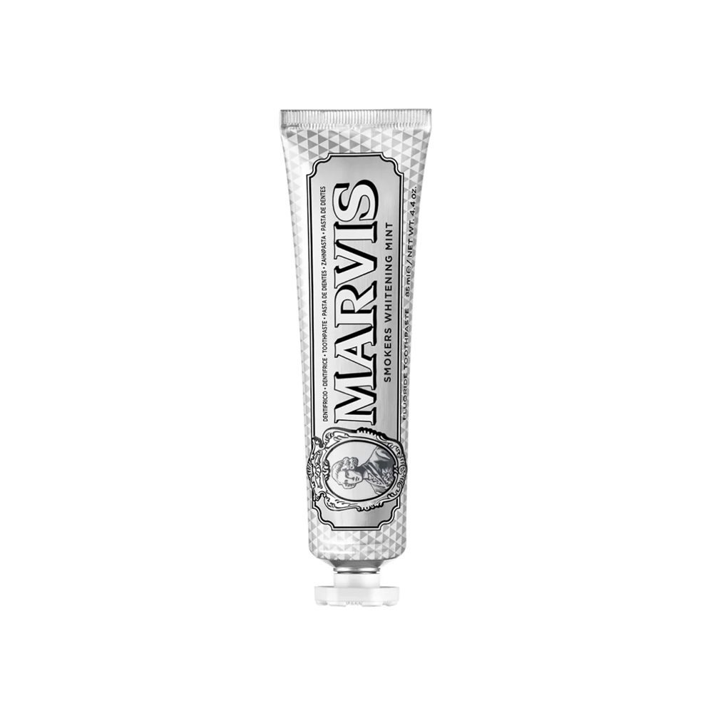 خمیر دندان سفیدکننده مارویس مدل SMOKERS WHITENING MINT مناسب افراد سیگاری حجم 85 میل