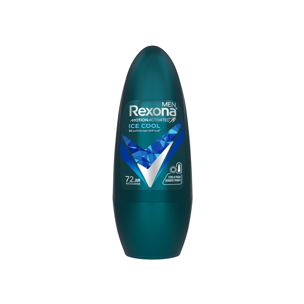 رول ضد تعریق مردانه 72 ساعته رکسونا سری Motion Activated مدل ICE COOL حجم 45 میل
