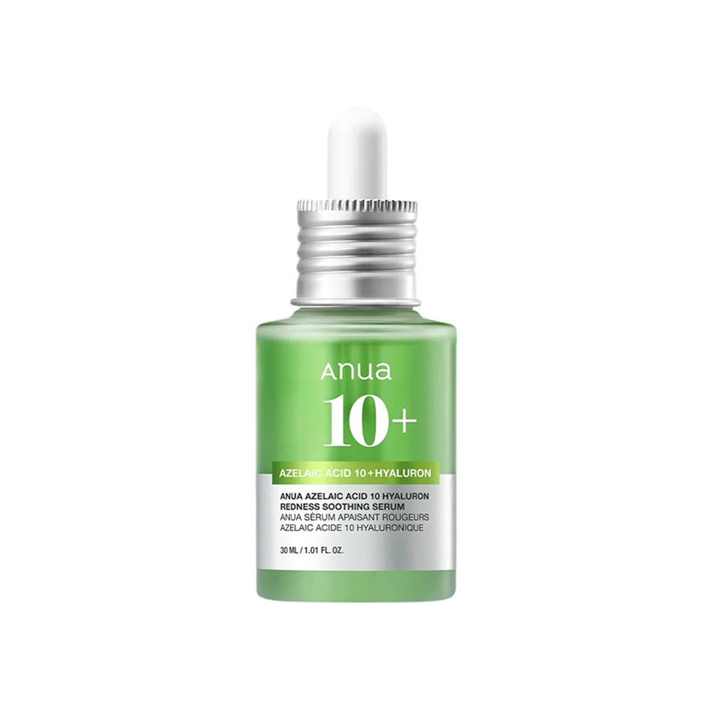 سرم ضد جوش آنوآ سری 10+ مدل AZELAIC ACID 10+ HYALURON حاوی آزلائیک اسید حجم 30 میل