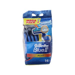 خود تراش ژیلت مدل Blue 2 Plus بسته 14 عددی