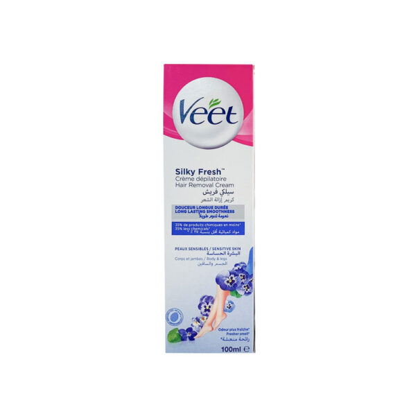 Veet Silky Fresh Hair Removal Cream For Sensitive Skin Body 100 ml