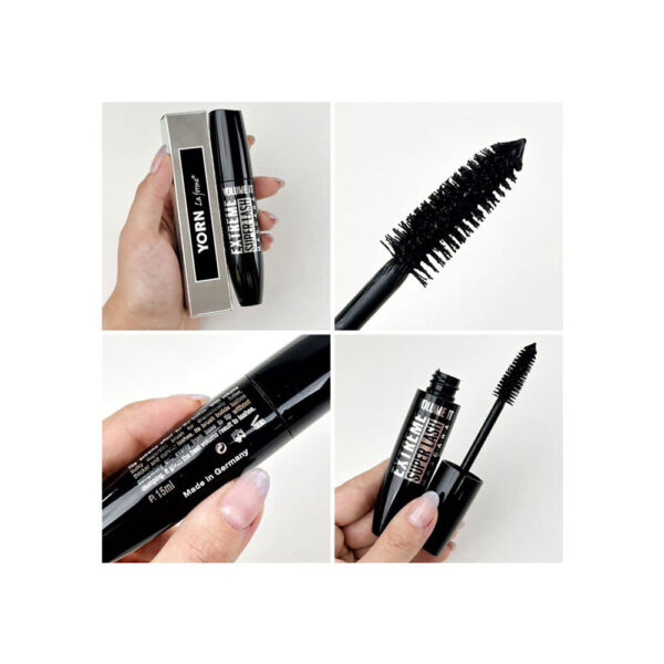 ریمل حجم دهنده یورن مدل EXTREME SUPER LASH حجم 15 میل