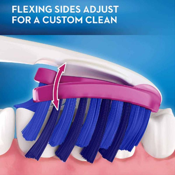 مسواک اورال بی مدل 3D White Pro-Flex Luxe Medium