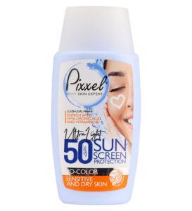 کرم ضد آفتاب بدون رنگ پیکسل مناسب پوست حساس