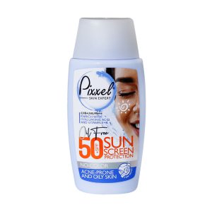 كرم ضد آفتاب پیکسل بدون رنگ مناسب پوست جوشدار 50 میلی لیتر