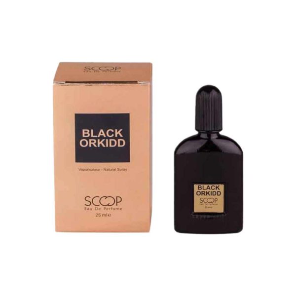 عطر جیبی مردانه اسکوپ مدل Black Orkidd حجم 25 میل