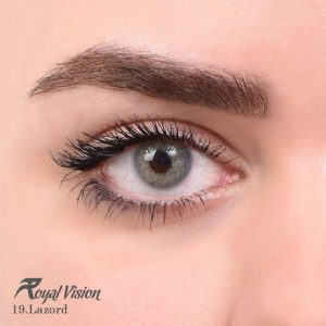 لنز چشم رويال ويژن مدل دايلی شماره 19 - Lazord سبز خاکستری روشن