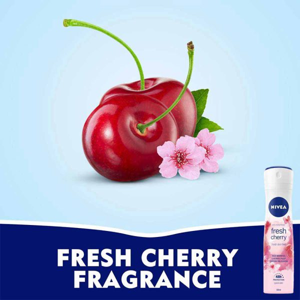 اسپری ضد تعریق زنانه نيوآ‌ مدل fresh cherry حجم 150 ميل