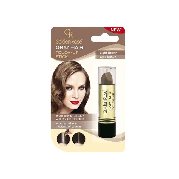 کاور استیک مو گلدن رز مدل Touch-Up رنگ Light Brown