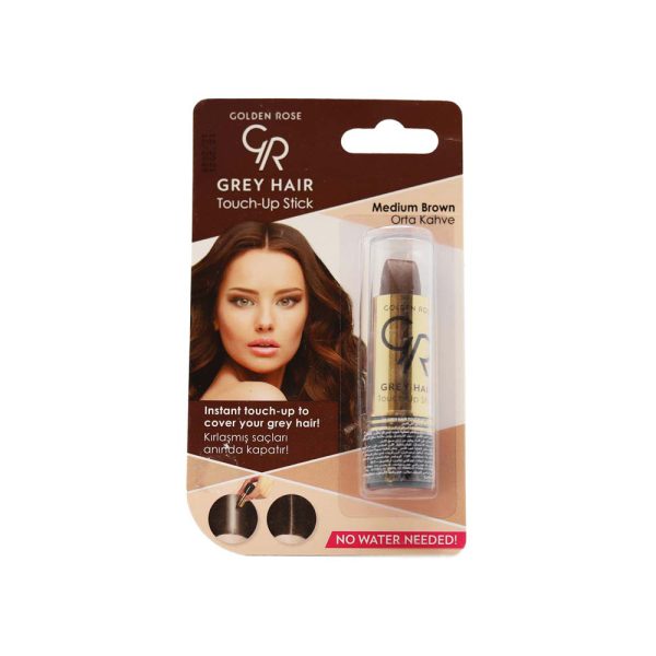 کاور استیک مو گلدن رز مدل Touch-up رنگ MEDIUM BROWN