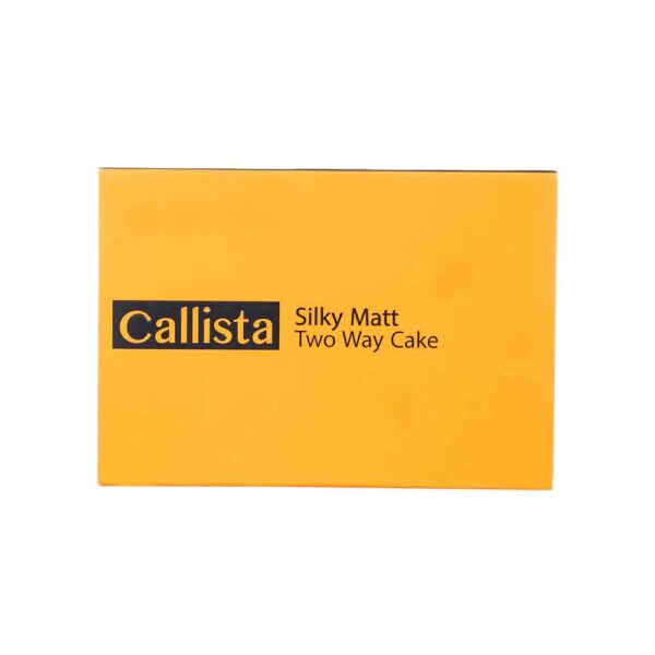 پنکک دوکاره کالیستا مدل Silky Matt مناسب انواع پوست وزن 12 گرم