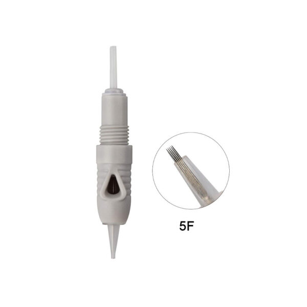 سوزن تتو ابرو مناسب دستگاه کارتریج پیچی مدل 5 سر فلت 5F