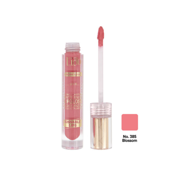 رژ لب مایع کرمی تاپ لیدو مدل KISSABLE LIPS شماره 385 رنگ Blossom حجم 5.5 میل