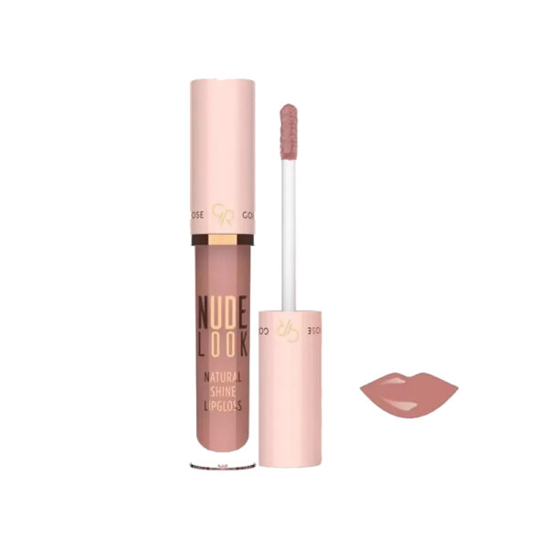 رژ لب مایع براق گلدن رز مدل NUDE LOOK شماره 01 رنگ NUDE DELIGHT حجم 4.5 میل