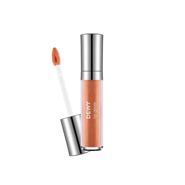 رژ لب مایع شاین فلور مار مدل DEWY LIP GLAZE شماره 02 رنگ Light Beige حجم 4.5 میل