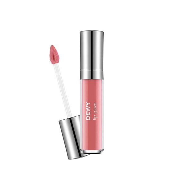 رژ لب مایع براق فلور مار مدل DEWY LIP GLAZE شماره 13 رنگ Pink Glory حجم 4.5 میل