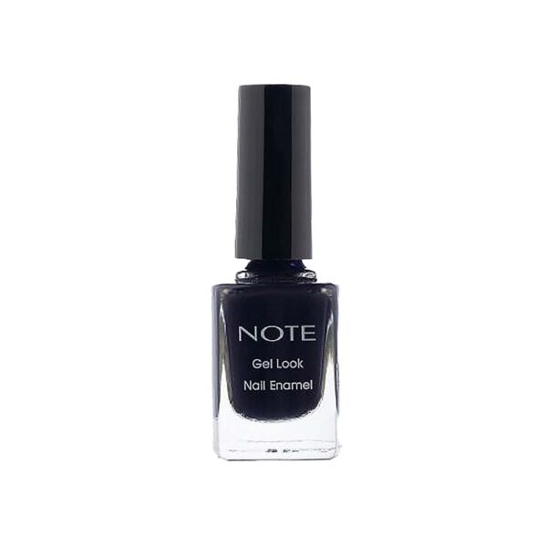 لاک ژل نوت مدل Nail Enamel شماره 25 رنگ BLACK PURPLE حجم 9 میل