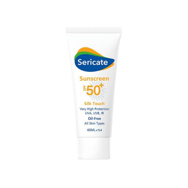 کرم ضد آفتاب فاقد چربی SPF 50 سری کیت مدل Silk Touch مناسب انواع پوست حجم 40 میل