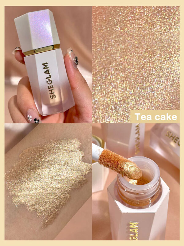 هایلایتر شیگلم مدل GLOW BLOOM رنگ Tea Cake وزن 5.2 گرم