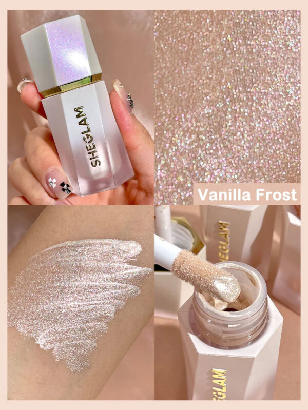 هایلایتر شیگلم مدل GLOW BLOOM رنگ Vanilla Frost وزن 5.2 گرم