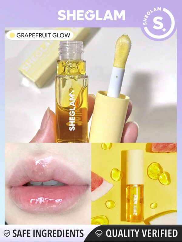 روغن لب آبرسان شیگلم مدل JELLY WOW HYDRATING طعم Grapefruit Glow حجم 12 میل