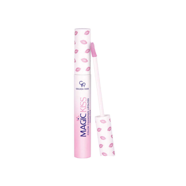 رژ لب مایع حرارتی گلدن رز مدل MAGIC KISS رنگ Glossy Pink حجم 10 میل