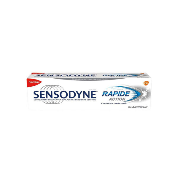 SENSODYNE RAPIDE ACTION TOOTHPASTE WHITENESS 75 ML