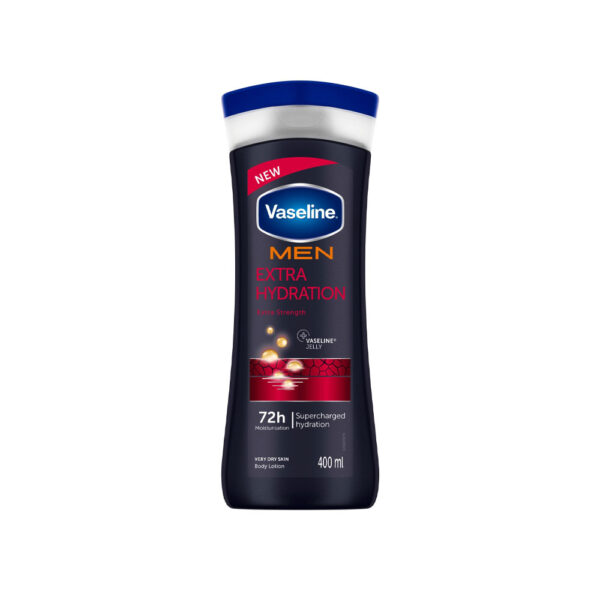 VASELINE MEN EXTRA HYDRATION 72H MOISTURISING BODY LOTION 400 ML