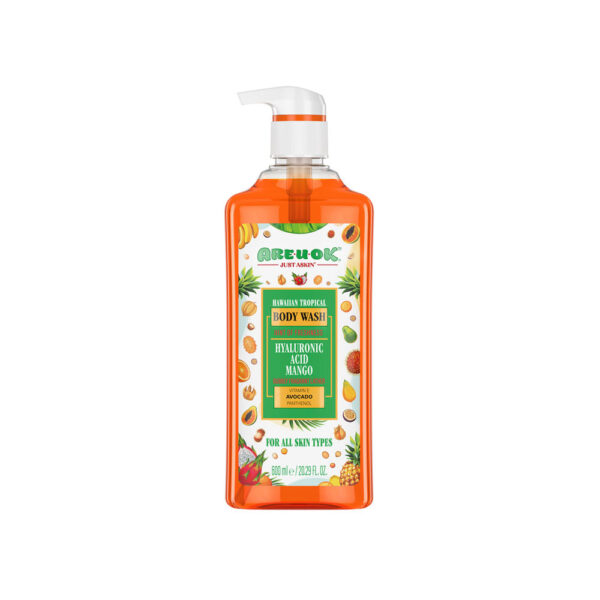 AREUOK BODY WASH HAWAIIAN TROPICAT, 600ml