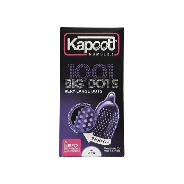 KAPOOT BIG DOTS 1001 CONDOMS 10 PCS