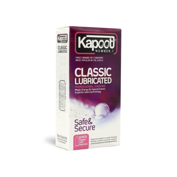 KAPOOT CLASSIC LUBRICATED CONDOMS 12 PCS