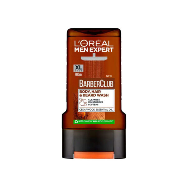 LOREAL MEN EXPERT BARBER CLUB BODY, HAIR & BEARD WASH 300ML