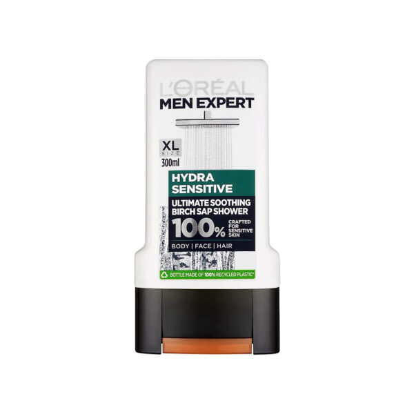 LOREAL MEN EXPERT HYDRA SENSITIVE ULTIMATE SOOTHING BIRCH SAP SHOWER GEL - 300 ML