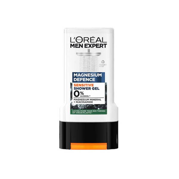 L'OREAL MEN EXPERT MAGNESIUM DEFENCE SENSITIVE SHOWER GEL 300ML