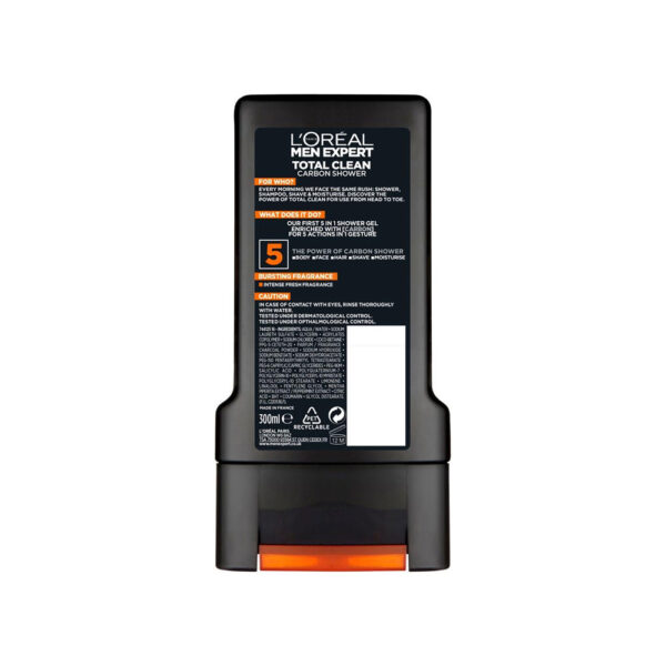 L'OREALMEN EXPERT TOTAL CLEAN SHOWER GEL 300ML