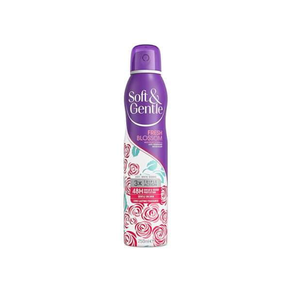 SOFT & GENTLE FRESH BLOSSOM ANTI-PERSPIRANT DEODORANT SPRAY, 250 ML